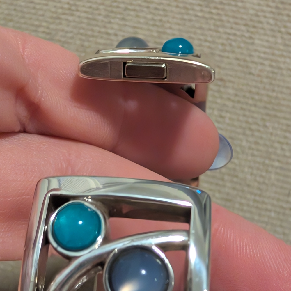 Brighton Multi-Colored Hinged Bangle With Matchin… - image 7